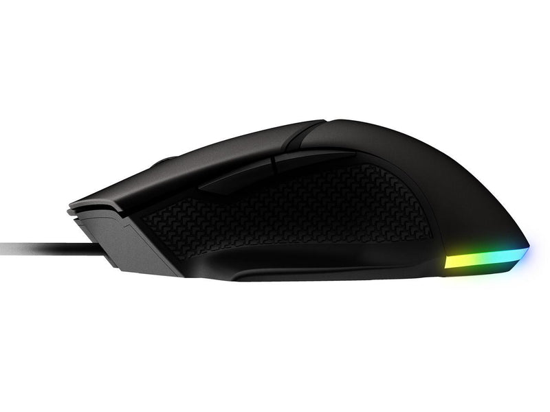 MSI Clutch GM20 ELITE S12-0400D00-C54 Black 6 Buttons 1 x Wheel USB 2.0 Wired