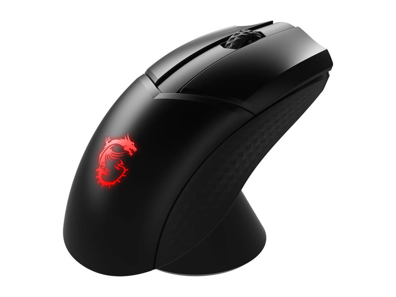 MSI Clutch GM41 Lightweight Wireless Gaming Mouse & Charging Dock, 20,000 DPI,