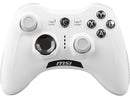 MSI Force GC30V2 White Wireless Gaming Controller, Dual Vibration Motors
