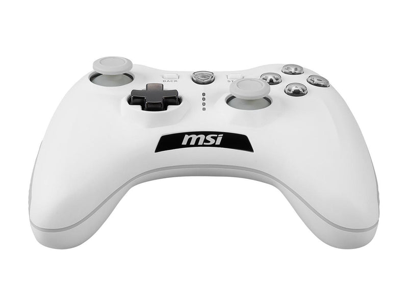 MSI Force GC30V2 White Wireless Gaming Controller, Dual Vibration Motors