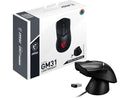 MSI Clutch GM31 Lightweight Wireless Ergonomic Gaming Mouse & Charging Dock, 12K