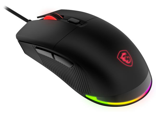 MSI FORGE GM310 Wired Optical Gaming Mouse, RGB LED, 20 Million Clicks, Up to