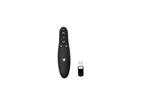 V7 WP1000-24G-19NB Wireless Presenter with Laser Pointer and microSD Card Reader