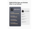 NANK OE Mix Open-Ear Headphones, Bluetooth 5.4 Wireless Sports Headphones with