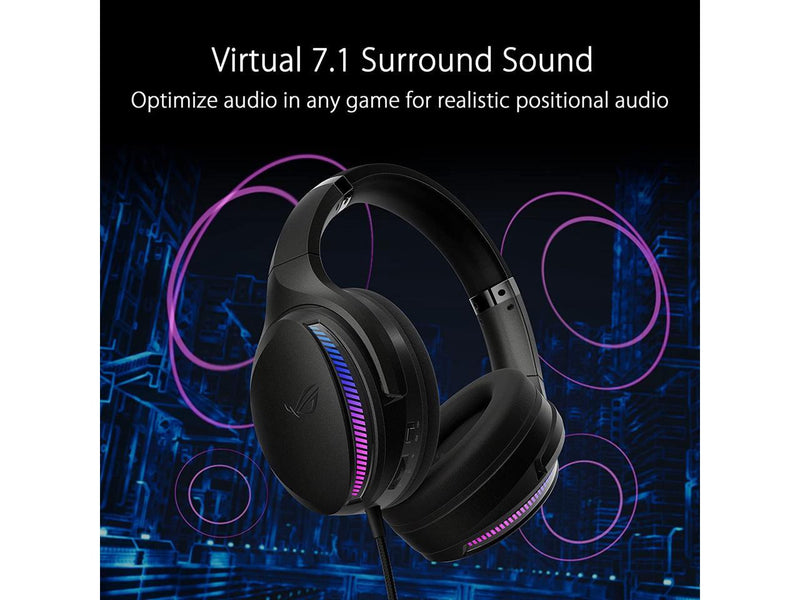 ASUS ROG Fusion II 300 Gaming Headset (AI Beamforming Mic with Noise Canceling,