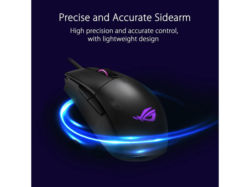 ASUS Optical Gaming Mouse Strix Impact II | 6200 DPI Sensor, 220 IPS |