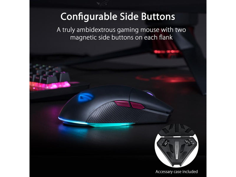 ASUS Optical Gaming Mouse - ROG Pugio II | Ergonomic & Truly Ambidextrous