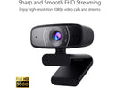 ASUS Webcam C3 1080p HD USB Camera - Beamforming Microphone, Tilt-Adjustable