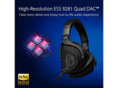 ASUS ROG Delta S Animate Gaming Headset | Customizable AniMe Matrix LED Display,