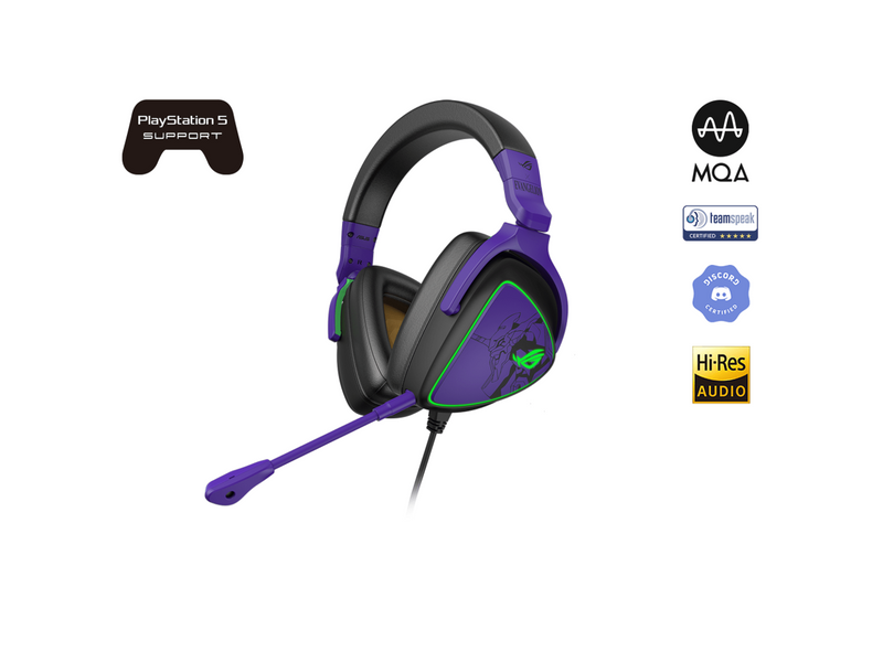 ASUS ROG Delta S EVA Edition Gaming Headset (AI Noise-Canceling Mic,Hi-Res ESS