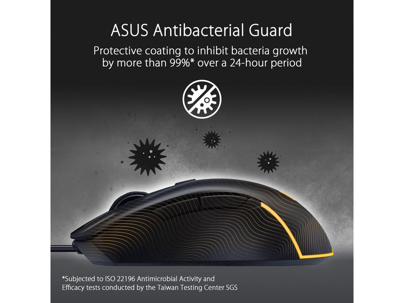 ASUS TUF Gaming M3 Gen II ultralight 59-gram wired gaming mouse, IP56 dust and