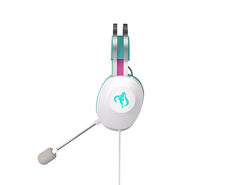 ASUS TUF GAMING H1 GEN II HATSUNE MIKU EDITION, Wired Gaming Headset with 40 mm