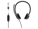 Cisco Headset 322 Wired Dual On-Ear - Carbon Black - USB HS-W-322-C-USBC