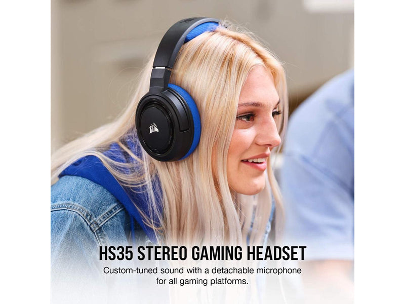 HDST CORSAIR HS35 STEREO BLUE R | CA-9011196-NA