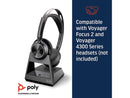 Poly 218472-02 Voyager Office Base, Desk Phone Connection for Poly Voyager