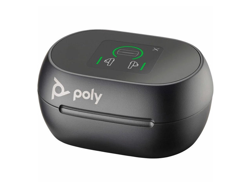 Poly Voyager Free 60+ UC Carbon Black Earbuds + BT700 USB-C Adapter +