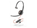 Poly Blackwire 3210 Monaural USB-A Headset - TAA-US - Black   8M3X3AA