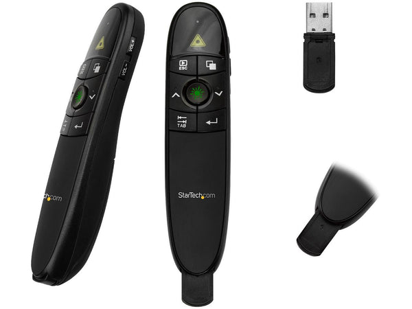 StarTech.com Wireless Presentation Remote with Green Laser Pointer - 90 ft. (27