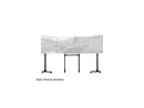 Next Level Racing NLR-A010 Free Standing Triple Monitor Stand Black