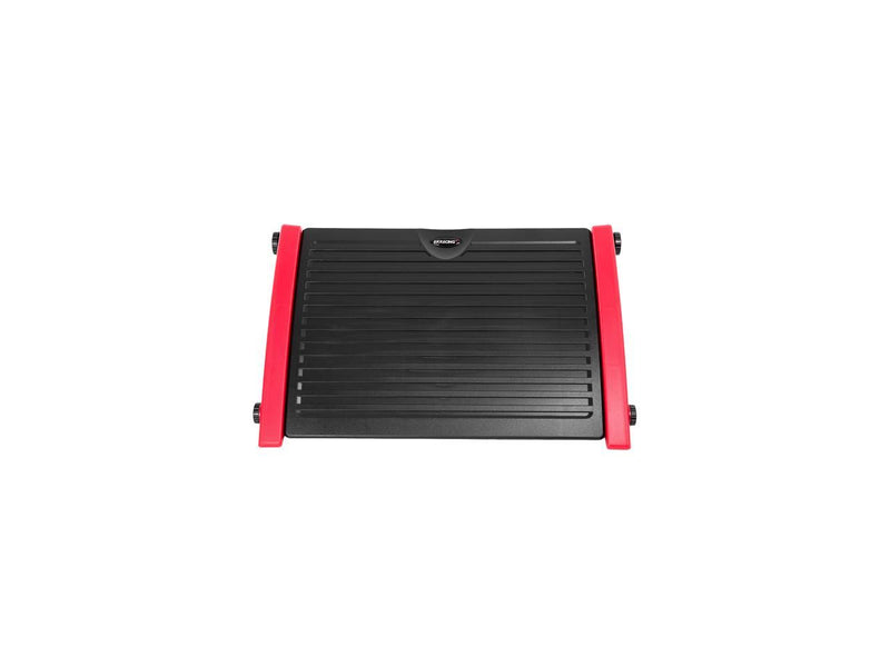AKRacing Plastic Footrest Red, Adjustable to Multiple Tilt Angles