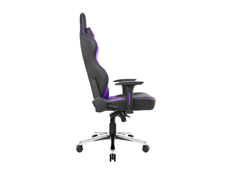 AKRacing Master Series MAX PU Leather Gaming Chair, 4D Adjustable Armrests, 180