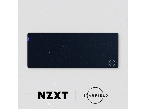 NZXT MXL900 Starfield Mousepad, 900MM X 350MM, Stain resistant, Black