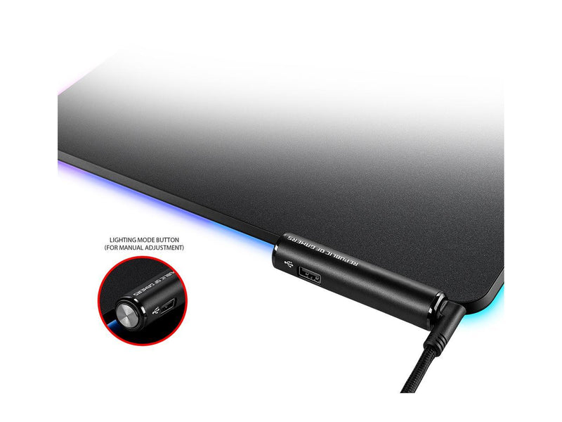 ASUS ROG NH02 ROG Balteus RGB Hard Gaming Mouse Pad with Optimized Tracking