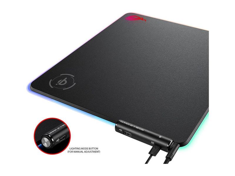 ASUS ROG Balteus Qi Vertical Gaming Mouse Pad with Wireless Qi Charging