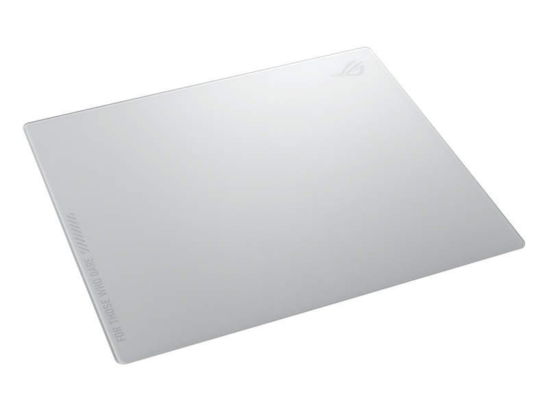 ASUS ROG Moonstone Ace L Glass Gaming Mouse Pad, Ultra-smooth Surface,