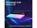 Logitech G G512 X PALM REST 75, LIGHTSYNC RGB Lightbar-Amplifying Acrylic Palm