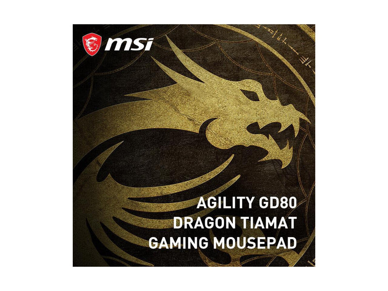 MSI AGILITY GD80 AGILITY GD80 DRAGON TIAMAT GAMING MOUSEPAD