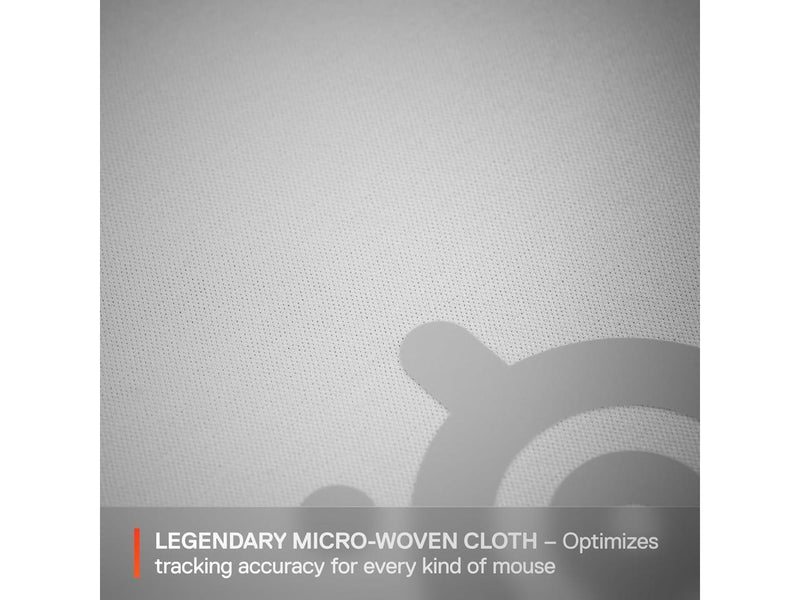 SteelSeries QcK Cloth Gaming Mouse Pad - Exclusive Micro-Woven Surface,