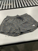 THE NORTH FACE WOMEN'S SHORTS - SIZE: WOMEN L - CAMPFIRE PRINT- GRAY - Brand New
