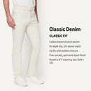 Amazon Essentials Men's 34" Waisted 32" Legged Pant AEMN60626M26Ivory 34x32 - Brand New