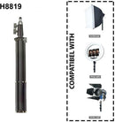 GENE PRO GENERAL GENPRO H-8819 ALUMINUM ALLOY LIGHT STAND MAX HEIGHT 210CM - Like New