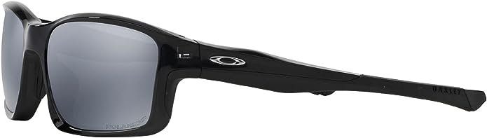 Oakley OO9247 Chainlink Rectangular Sunglasses Polarized - Black/Black Iridium - Like New