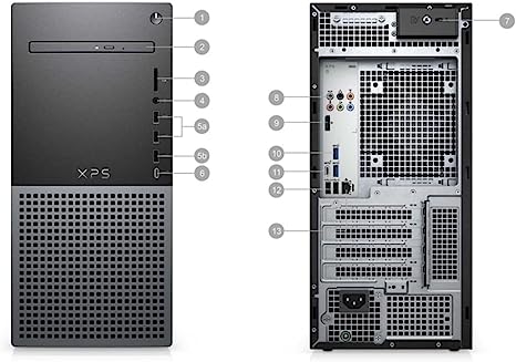 Dell XPS 8950 i5-12600K 8GB 1TB HDD RTX 3090 - Black Like New