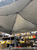 POP UP CANOPIES TENT FOR OUTDOOR EVENTS, PARTLES CAMPING. 6.5 FT X 6.5 FT - GRAY - Like New