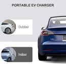 MEGAWISE PORTABLE EV CHARGER, 32A LEVEL 2 ELECTRIC VEHICLE CHARGER - BLACK - Like New