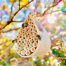 TOUCH OF ECO POLLINATING PALACE, HANGABLE BEE HOUSE FOR PATIO DECK TREES - WOON - Like New
