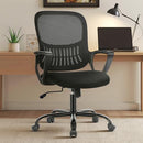 Sweetcrispy Home Office Executive Chair Ergonomic Design Mid-Back - Black - Like New