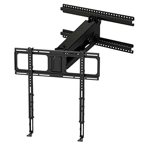 MANTELMOUNT MM340 ABOVE FIREPLACE PULL DOWN TV MOUNT- 44" TO 80", Up to 90 lbs - Like New