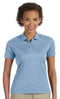 DEVON & JONES WOMENS PIMA-TECH JET PIQUÉ POLO - SIZE: WOMEN L - SLATE BLUE - Like New