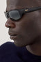 MAUI JIM STINGRAY 103-02 FRAME GLOSS BLACK LENSES NEUTRAL GREY 55/22MM - Like New