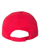 VALUCAP BRUSHED TWILL ADJUSTABLE CAP - RED - Like New