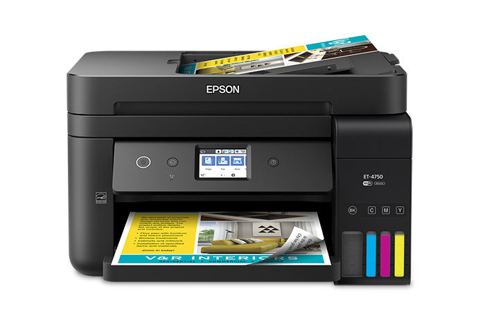 For Parts: Epson WorkForce ET-4750 Wireless Printer C11CG19201 PHYSICAL DAMAGES