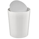 mDesign Round Swing Top Trash Can Wastebasket Container B093TC2Q1W - Stone/Gray - Brand New