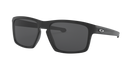 OAKLEY MEN'S OO9262 SLIVER POLARIZED SQUARE SUNGLASSES - MATTE BLACK/GRAY - Like New