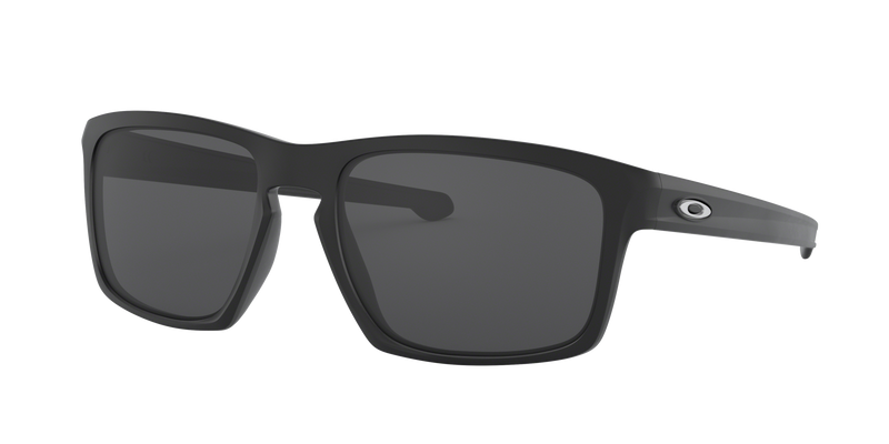 OAKLEY MEN'S OO9262 SLIVER POLARIZED SQUARE SUNGLASSES - MATTE BLACK/GRAY - Like New