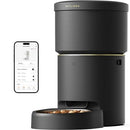 PETLIBRO VACUUM-SEALED AUTOMATIC CAT FEEDERS, 8L/34CUPS AUTOMATIC DOG - BLACK - Like New